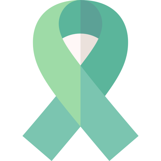 Mental health awareness ribbon